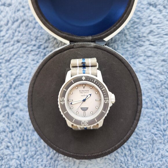 Swatch X Blancpain Fifty Fathoms Antarctic - Picture 2 of 7